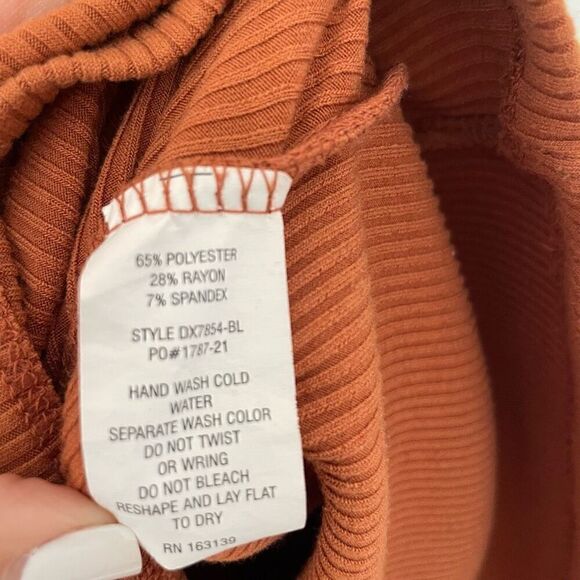 Haley & June Ring Cut Out Ribbed Dress Size L - Picture 4 of 5